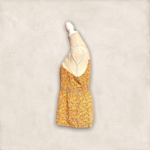 Iris Basic | Women’s Sleeveless Boho Floral Prairie Blouse Large - Picture 4 of 8